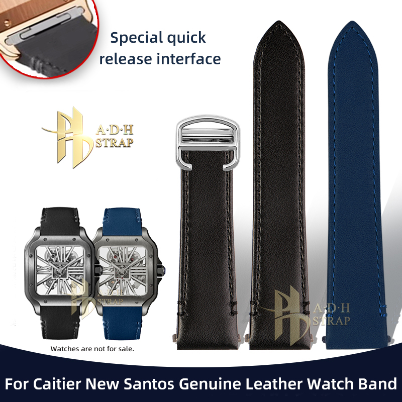 Cartier Watch Tank - Untuk Kaliber Santos Baru WSSA0010 Tali