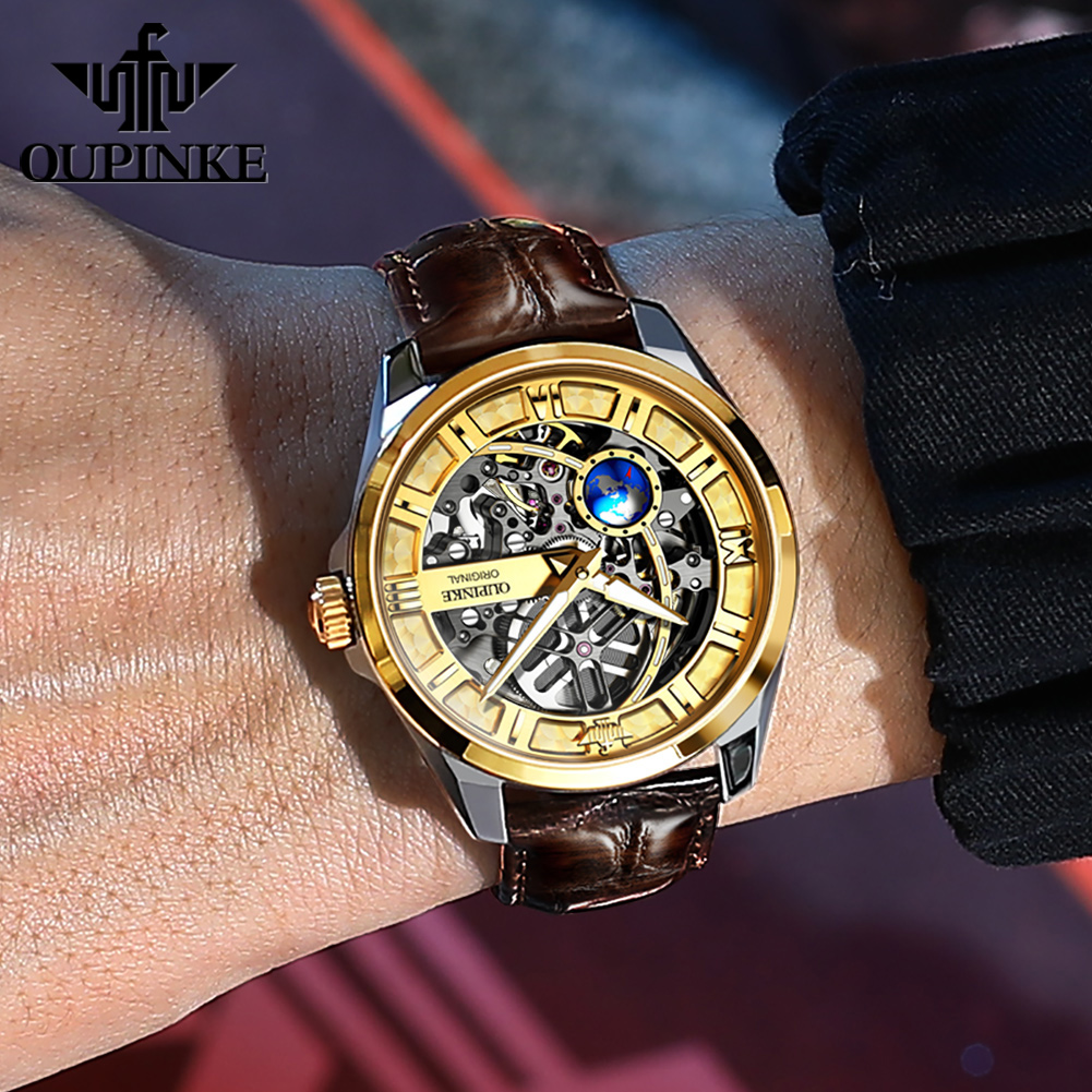 OUPINKE Jam Tangan Mekanis Oto - Omega Watch Constellation ulasan dan harga