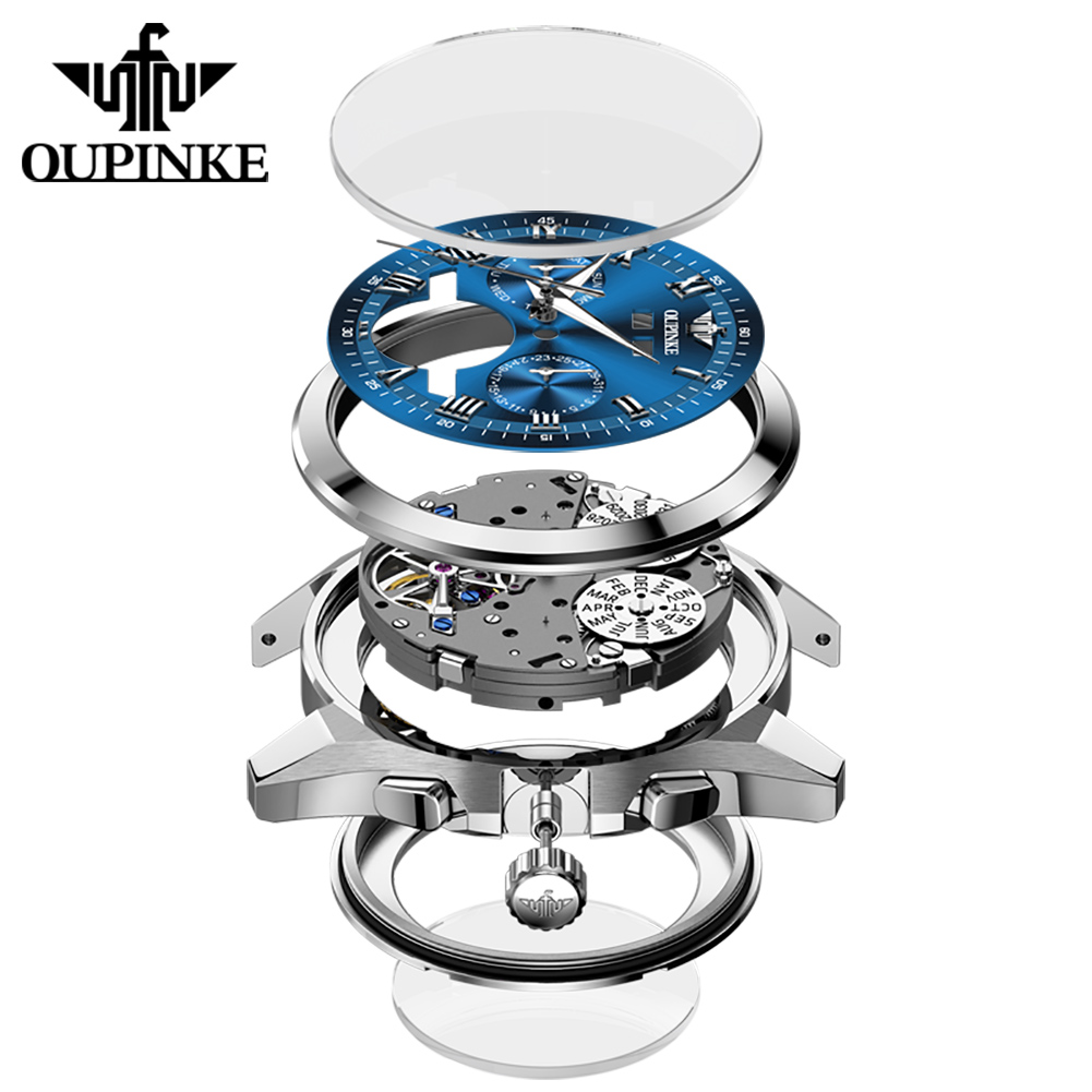 Jam Tangan Pria OUPINKE 3281 S - Omega Watch Constellation ulasan dan harga