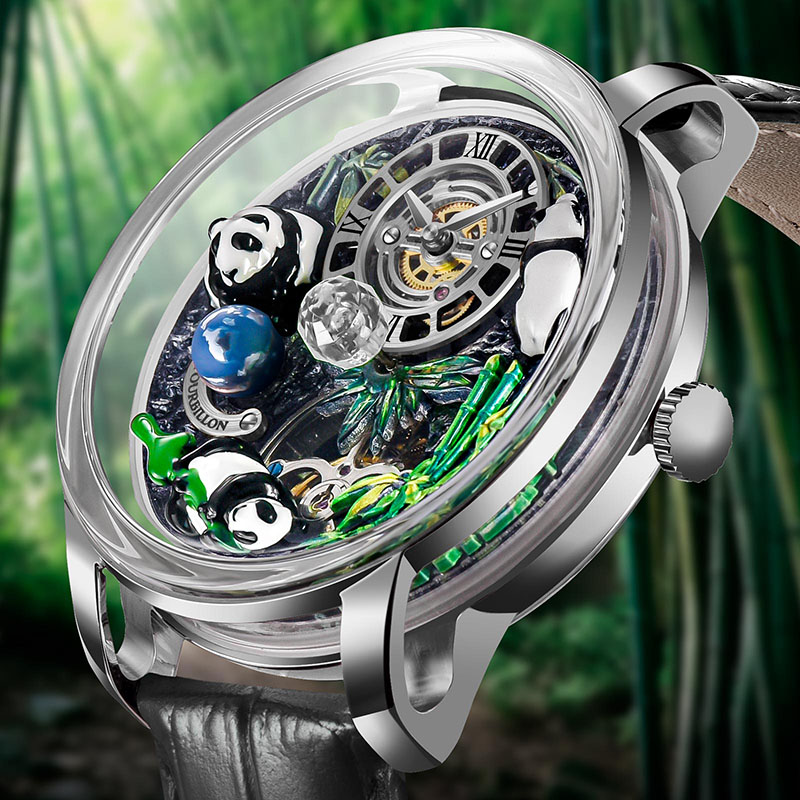 Jam Tangan Pria Mekanis Bambu  - Omega Watch Constellation ulasan dan harga