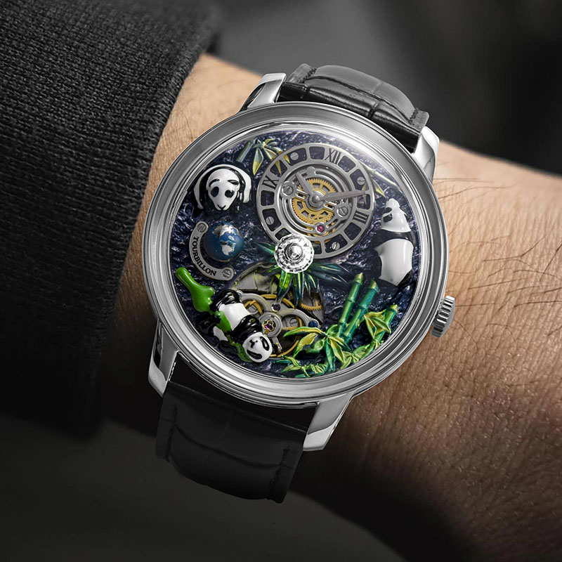 Jam Tangan Pria Mekanis Bambu  - Omega Watch Constellation ulasan dan harga