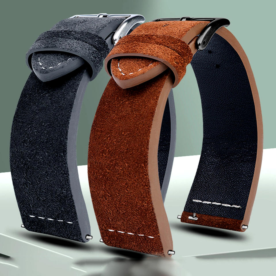 Tali Jam Tangan Kulit Suede An - Suede Strap Watch ulasan dan harga