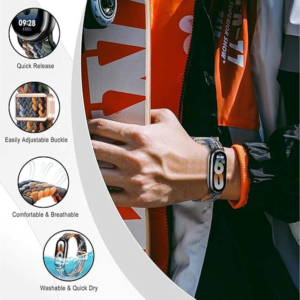 Tali untuk Xiaomi Mi Band 10 9 - Milanese Loop Magnetic ulasan dan harga