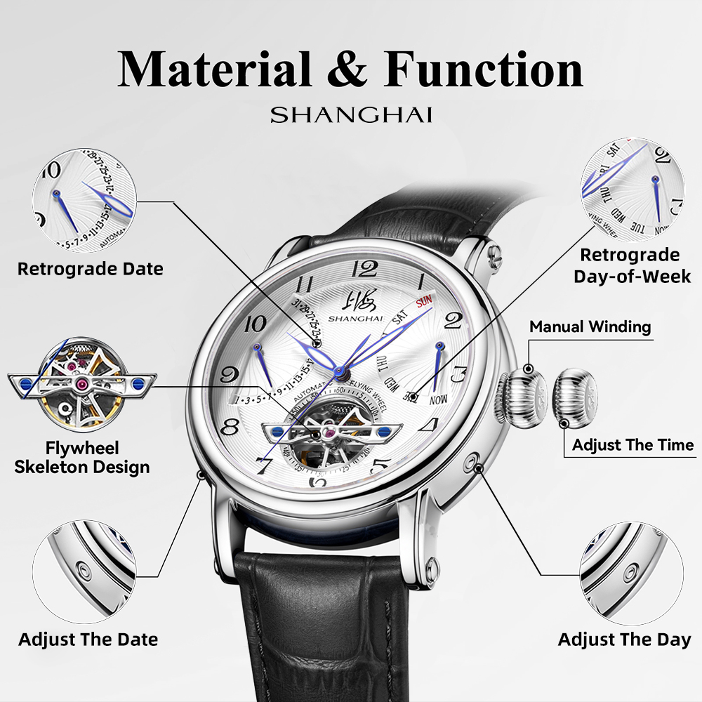 Jam Tangan Otomatis Pria Shang - Omega Watch Constellation ulasan dan harga